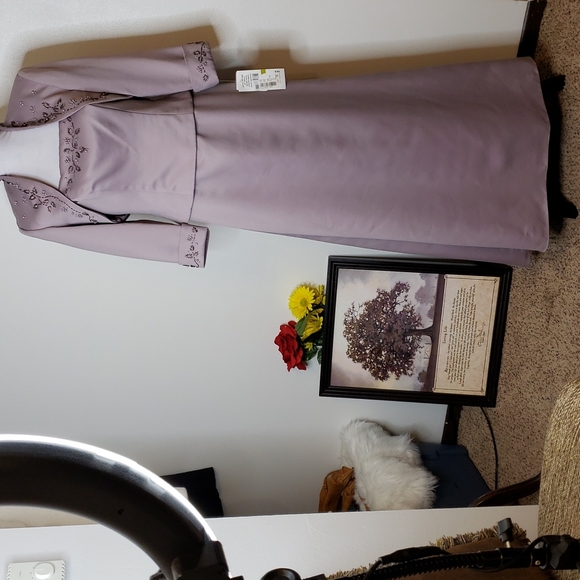 NEW Vintage J.R. Nites Caliendo 2piece Dress Shrug Beaded - Picture 15 of 15